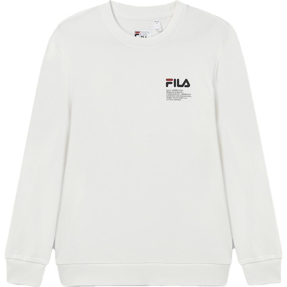 FILA Simple Pullover Crewneck Sweatshirt Casual College Style F11M338201FWT