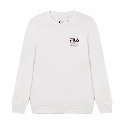 FILA Simple Pullover Crewneck Sweatshirt Casual College Style F11M338201FWT