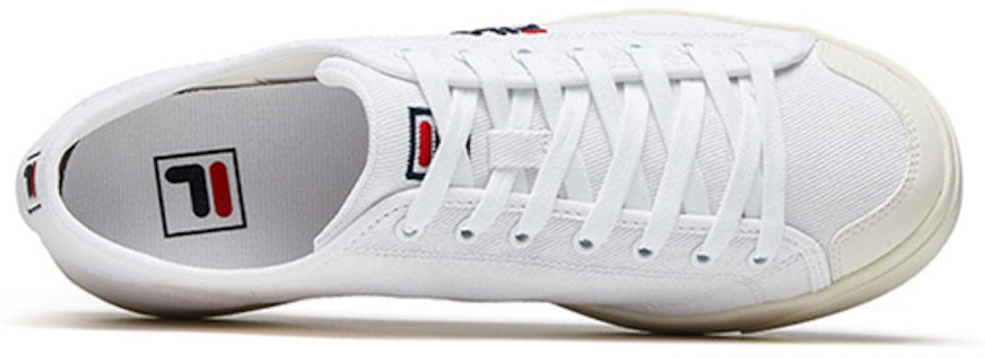 FILA Canvas shoes 'White Black' F12M014414FWT Shop FILA Canvas shoes 'White Black' F12M014414FWT