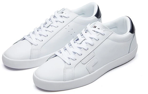 FILA斐樂 防滑透氣 低幫 板鞋 男款 白藍 Lookbook FILA斐樂 防滑透氣 低幫 板鞋 男款 白藍