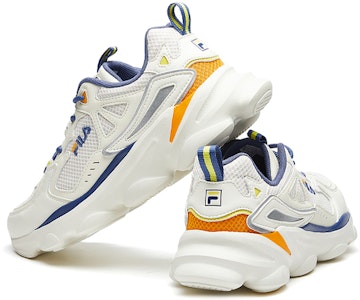 FILA Skipper 低帮 白/蓝/黄 运动鞋 F12M021108FSW Shop FILA Skipper 低帮 白/蓝/黄 运动鞋 F12M021108FSW