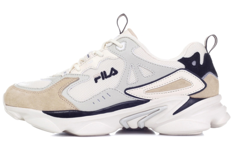 Buy FILA斐樂 Skipper 復古 低幫 跑步鞋 男款 白灰棕 韓版