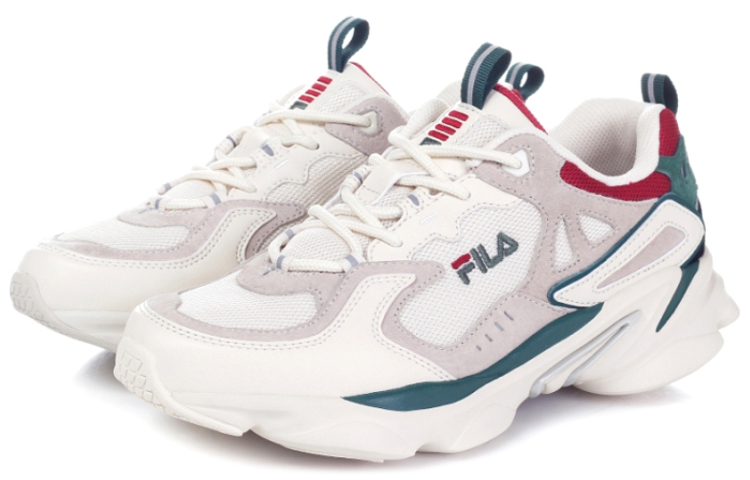 FILA Skipper Retro White/Green/Red 圖 2