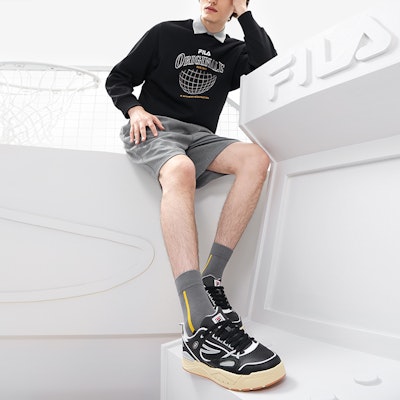 FILA Slam 22 'Black Shadow Grey' F12M231217FBD Details for FILA Slam 22 'Black Shadow Grey' F12M231217FBD