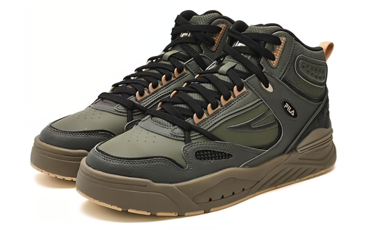 Lookbook FILA Slam Mid 滑板鞋 '绿黑' F12M341212FBT