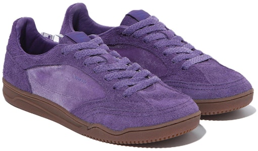 FILA斐乐 Slantshot 98/23 防滑 低筒 板鞋 男女同款 紫色 Lookbook FILA斐乐 Slantshot 98/23 防滑 低筒 板鞋 男女同款 紫色