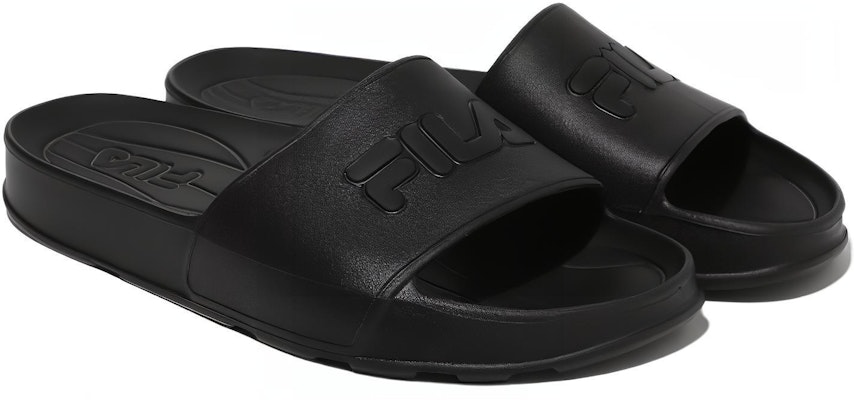 FILA Slick Slide 'Black Korean Edition' 1SM01971F_001 Order FILA Slick Slide 'Black Korean Edition' 1SM01971F_001