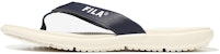 FILA Slick Song 2022 Selipar Sukan Kasual Unisex Putih Biru Versi Korea 1SM01922E_147