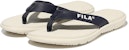 FILA Slick Song 2022 Selipar Sukan Kasual Unisex Putih Biru Versi Korea 1SM01922E_147