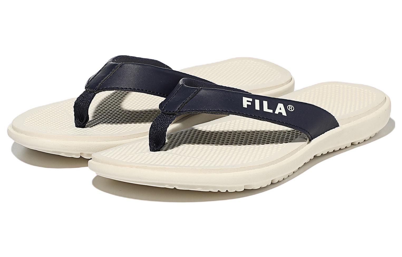 Order Sandalias Deportivas FILA Slick Song 2022 Unisex Blanco Azul Versión Coreana. 1SM01922E_147