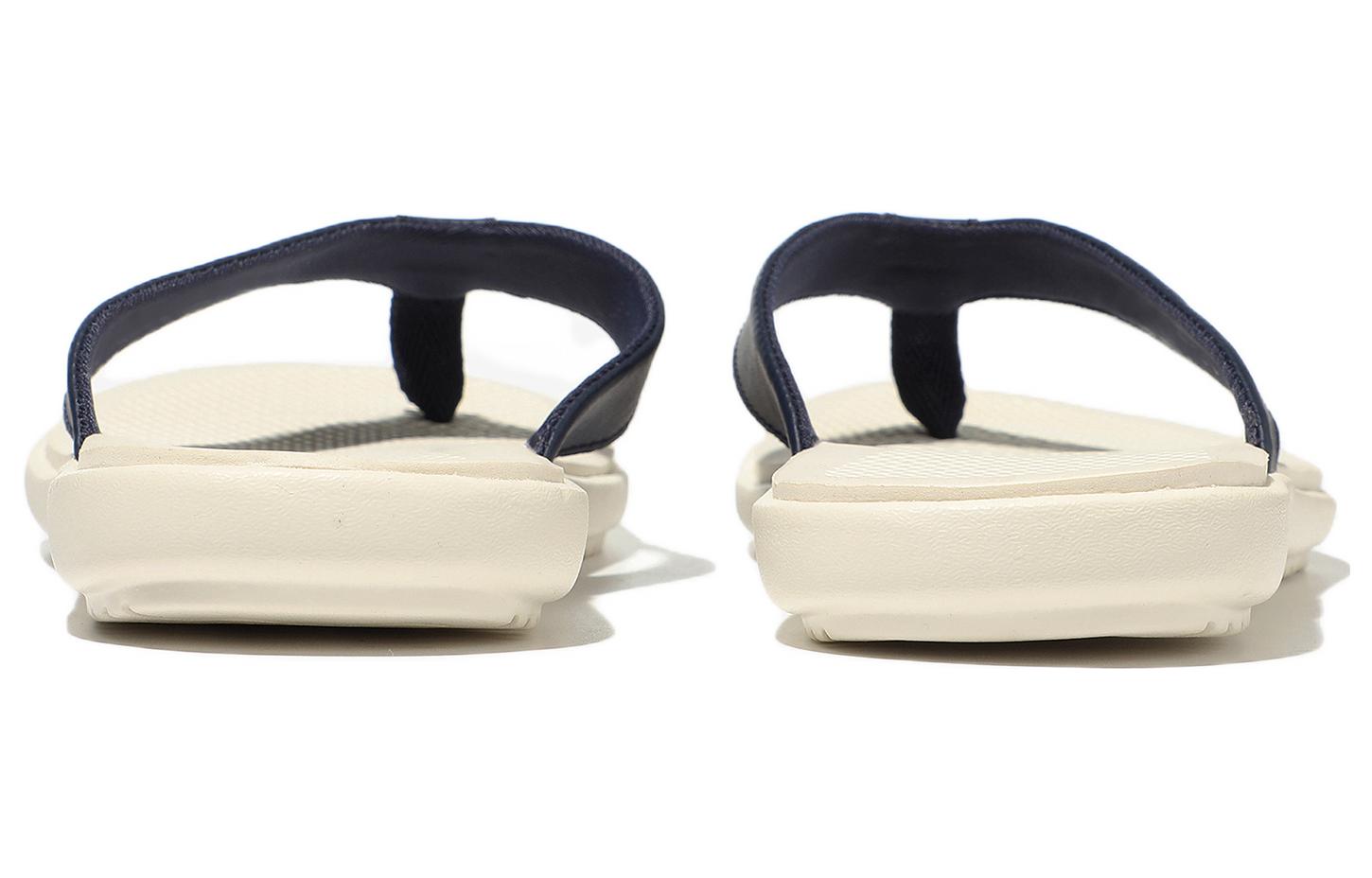 Lookbook Sandalias Deportivas FILA Slick Song 2022 Unisex Blanco Azul Versión Coreana. 1SM01922E_147