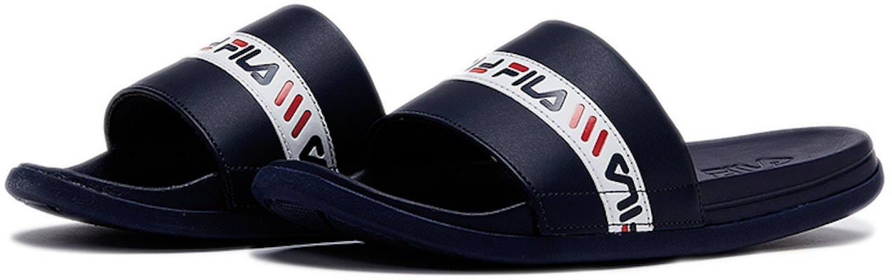 휠라 슬릭텐더 '딥 네이비' (한국판) 1SM00557_400 Lookbook 휠라 슬릭텐더 '딥 네이비' (한국판) 1SM00557_400