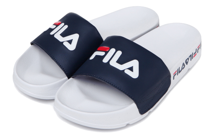 Order FILA Slide ''Blau Weiß Koreanische Edition'' 1SM00561_150