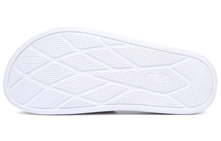 Shop Fila 斐樂 運動拖鞋 白 韓版