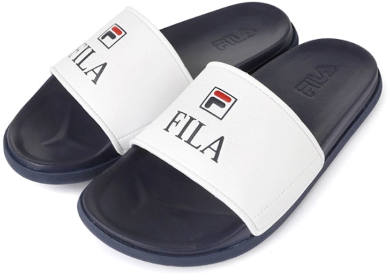 FILA Selipar 'Edisi Korea Putih Hitam' 1SM00730_421 Order FILA Selipar 'Edisi Korea Putih Hitam' 1SM00730_421