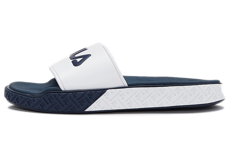 FILA Slides 'Simple Casual White Blue Korean Edition' 1SM00732_422