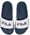 FILA Selipar 'Simple Kasual Putih Biru Edisi Korea' 1SM00732_422