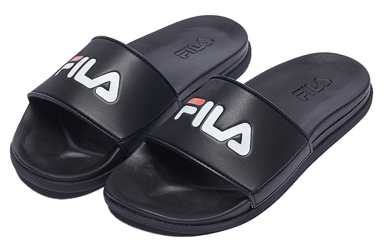 Lookbook Sandales FILA ''Casual Simplifié Noir Édition Coréenne'' 1SM00564_001
