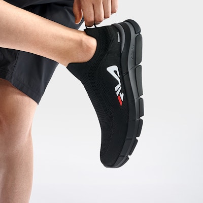 FILA Sock Trainer 'Summer 2023 Black Slip-On' A12M321307FBW Cheap FILA Sock Trainer 'Summer 2023 Black Slip-On' A12M321307FBW