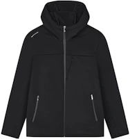 FILA Solid Black Knit Hoodie Jacket - Casual Style F11M412503F-BK FILA Solid Black Knit Hoodie Jacket - Casual Style F11M412503F-BK