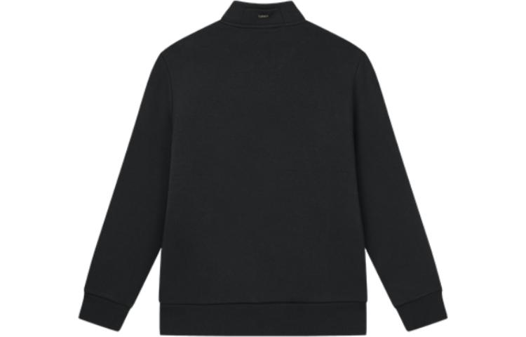 Lookbook FILA纯黑色拉链立领长袖夹克 F11M342504FBK