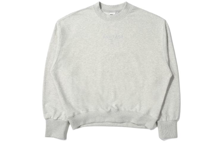 FILA Solid Color Crewneck Long Sleeve Sweatshirt - Gray FS2POE1152F-SGE