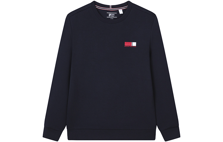 FILA Solid Color Crewneck Pullover Sweatshirt Legendary Blue F11M211206F-NV