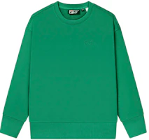 FILA Solid Color Embroidered Logo Crewneck Sweatshirt Jade Lake Green Unisex F11U248201F-GN FILA Solid Color Embroidered Logo Crewneck Sweatshirt Jade Lake Green Unisex F11U248201F-GN