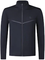 Order FILA Solid Color Fitness Knit Jacket in Deep Black A11M411507F-BK