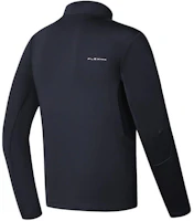 Lookbook FILA Solid Color Fitness Knit Jacket in Deep Black A11M411507F-BK