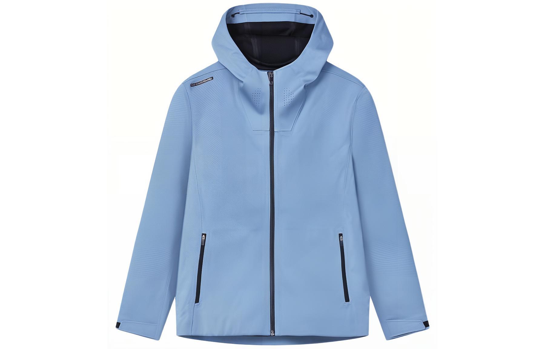 Order FILA 純色連帽休閒織布外套 夢幻藍 F11M412703F-BU