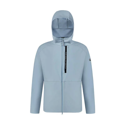 FILA Solid Color Hooded Woven Fitness Jacket Sheer Blue A11M411712F-LB