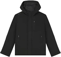 FILA Solid Color Hooded Woven Jacket Black F11M342702F-BK FILA Solid Color Hooded Woven Jacket Black F11M342702F-BK