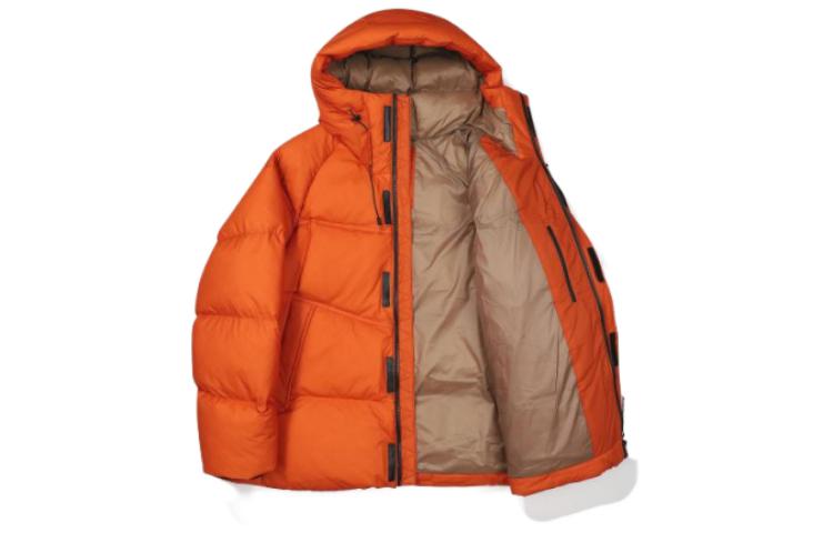 FILA Solid Color Hooded Zip Slim Fit Long Sleeve Down Jacket FS2DJF4132X-BTO 圖 4