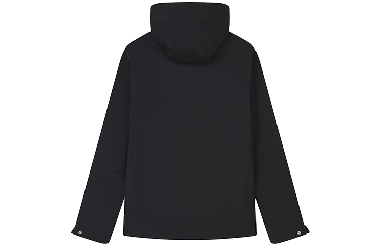 FILA Solid Color Hoodie Business Casual Jacket - Jet Black F11M317701FBK 圖 3