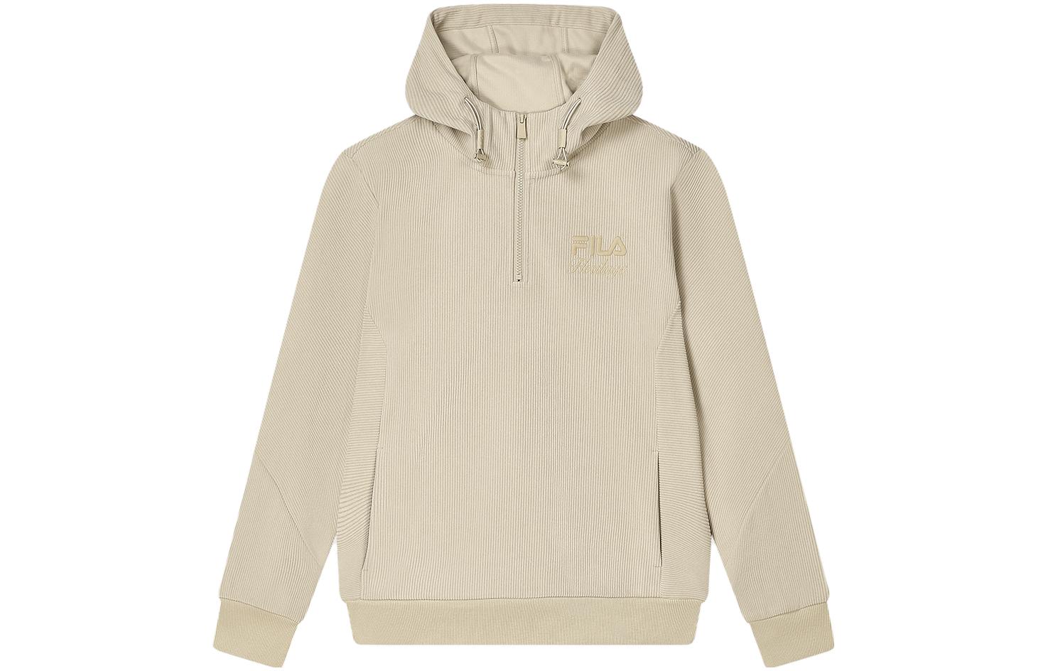 FILA Solid Color Hoodie Plateau Yellow F11M348224F-YE