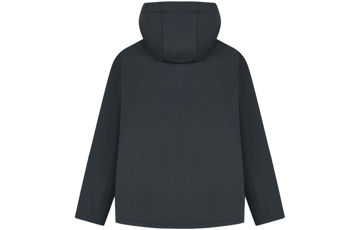 FILA Solid Color Knit Hoodie Jacket - Jet Black F11M342501F-BK 圖 3