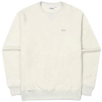 FILA Solid Color Logo Embroidered Crewneck Sweatshirt Unisex White FS2POE3101X-SGE FILA Solid Color Logo Embroidered Crewneck Sweatshirt Unisex White FS2POE3101X-SGE