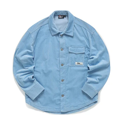 FILA Solid Color Logo Patch Polo Jacket Unisex F51U149702F-LB