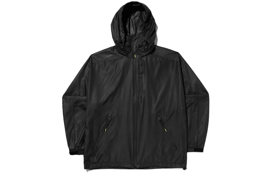 FILA Solid Color Oversized Hoodie Jacket Unisex - Black FS2JKG1G02XBLK