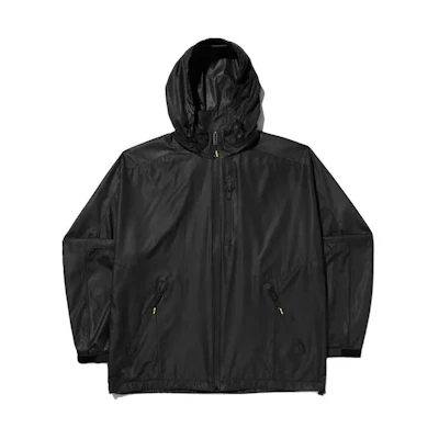 FILA Solid Color Oversized Hoodie Jacket Unisex - Black FS2JKG1G02XBLK