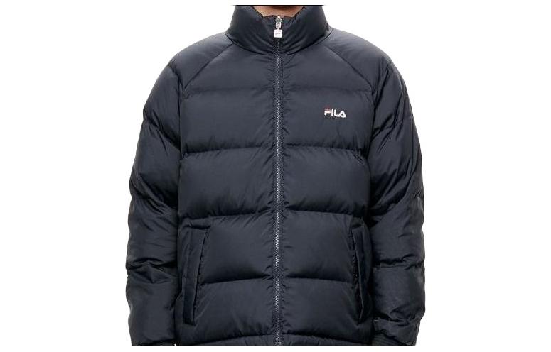 FILA Solid Color Reversible Stand Collar Jacket Blue () FE2DJB6105X-INA