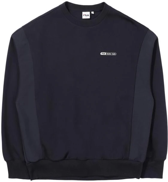 fila-solid-color-slim-fit-long-sleeve-crewneck-sweatshirt-navy-blue-fs-2-poe-1182-x-ina