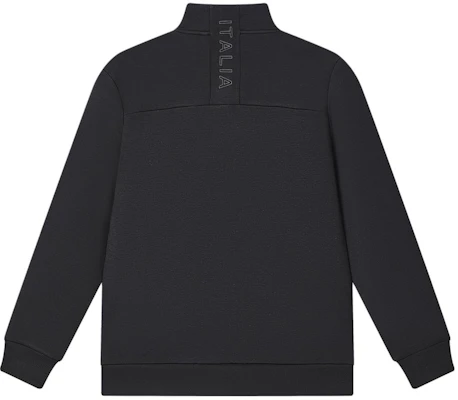 FILA Jaket Tebal Leher Berdiri Zip-Up Warna Hitam F51M417505A-BK Lookbook FILA Jaket Tebal Leher Berdiri Zip-Up Warna Hitam F51M417505A-BK