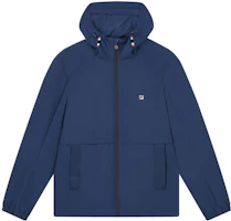 FILA Solid Color Woven Jacket Indigo Blue F11M331702F-DB FILA Solid Color Woven Jacket Indigo Blue F11M331702F-DB