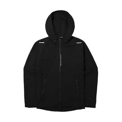 FILA Solid Color Zip-Up Hoodie Jacket - Black FS2WTE3201M-BLK