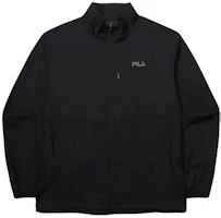 FILA Solid Color Zip-Up Jacket in Black FS2JKG2201M-BLK FILA Solid Color Zip-Up Jacket in Black FS2JKG2201M-BLK