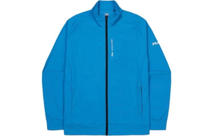 FILA Solid Color Zip-Up Jacket with Stand Collar FS2FTF2201M