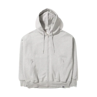 FILA Solid Color Zip-Up Sweatshirt Unisex - Gray FS2FTD4102X-LML