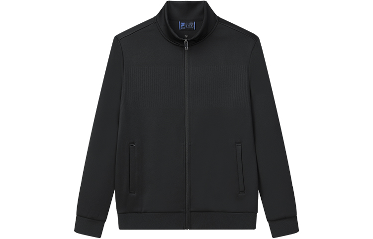 FILA Solid Knit Casual Jacket - Black F11M212506F-BK